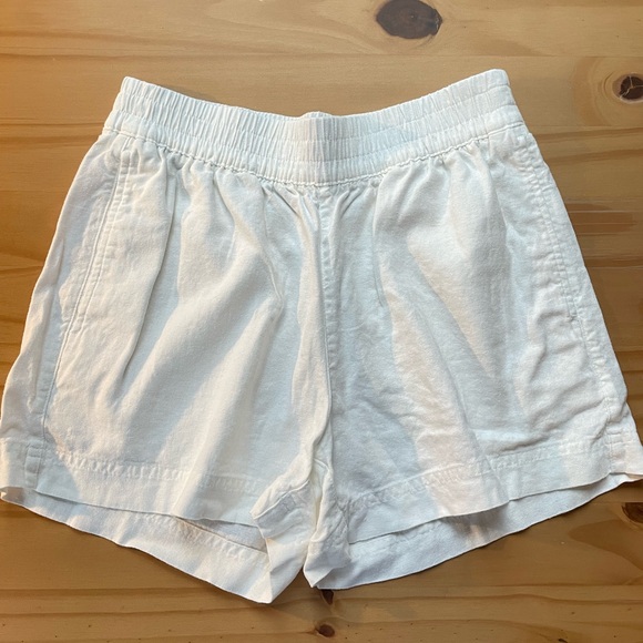 Old Navy White High-Waisted Linen Shorts - XS - Picture 3 of 5